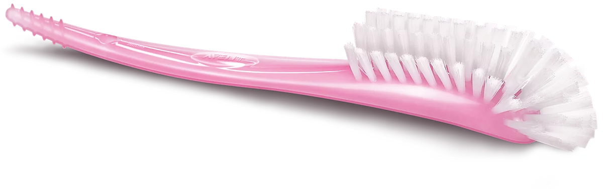 ESCOVA PARA MAMADEIRAS E BICOS ROSA SCF145/07 - AVENT