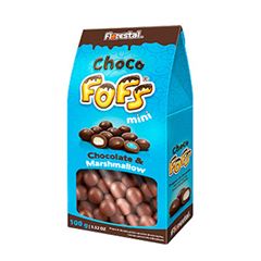 CHOCO FOFS MINI MARSHMALLOW 100G COM COBERTURA DE CHOCOLATE - FLORESTAL