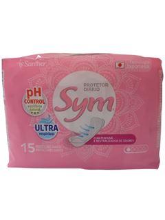 PROTETOR DIARIO SYM COM PERFUME 15UN - SANTHER