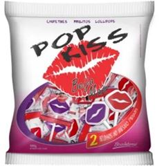 PIRULITOS POP KISS SABOR CEREJA 120G - FLORESTAL