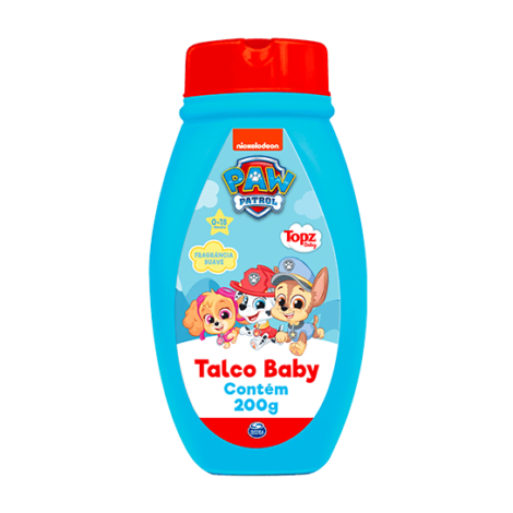 TALCO PATRULHA CANINA FRAGRANCIA SUAVE 200G TOPZ BABY - CREMER