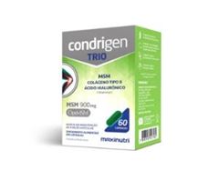 CONDRIGEN TRIO 900MG 60 CAPSULAS MSM, COLAGENO II, AC HIALURONICO - MAXINUTRI