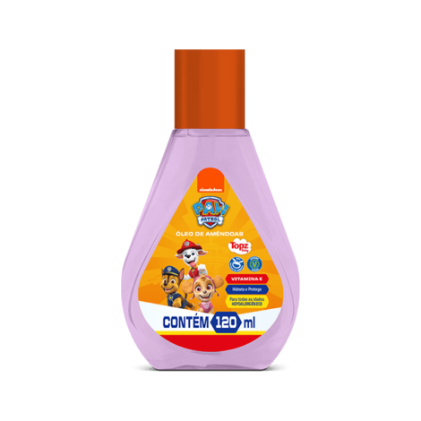 OLEO DE AMENDOAS PATRULHA CANINA 120ML INFANTIL TOPZ BABY - CREMER