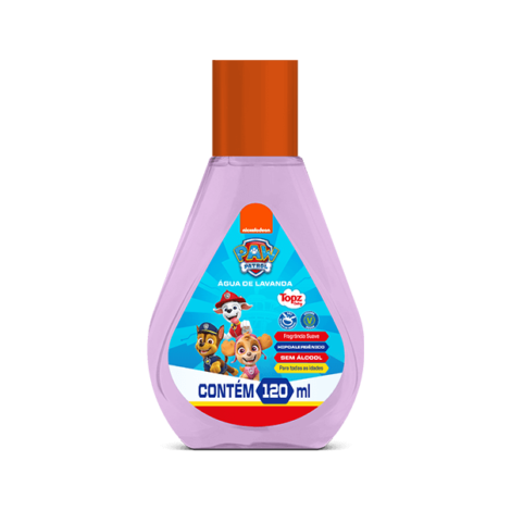 AGUA COLONIA LAVANDA PATRULHA CANINA 120ML TOPZ BABY - CREMER