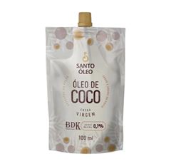 OLEO DE COCO EXTRA VIRGEM SACHE 100ML POLPA - SANTO OLEO