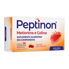 PEPTINON METIONINA 400MG E COLINA 100MG 30 COMPRIMIDO - ARTE NATIVA