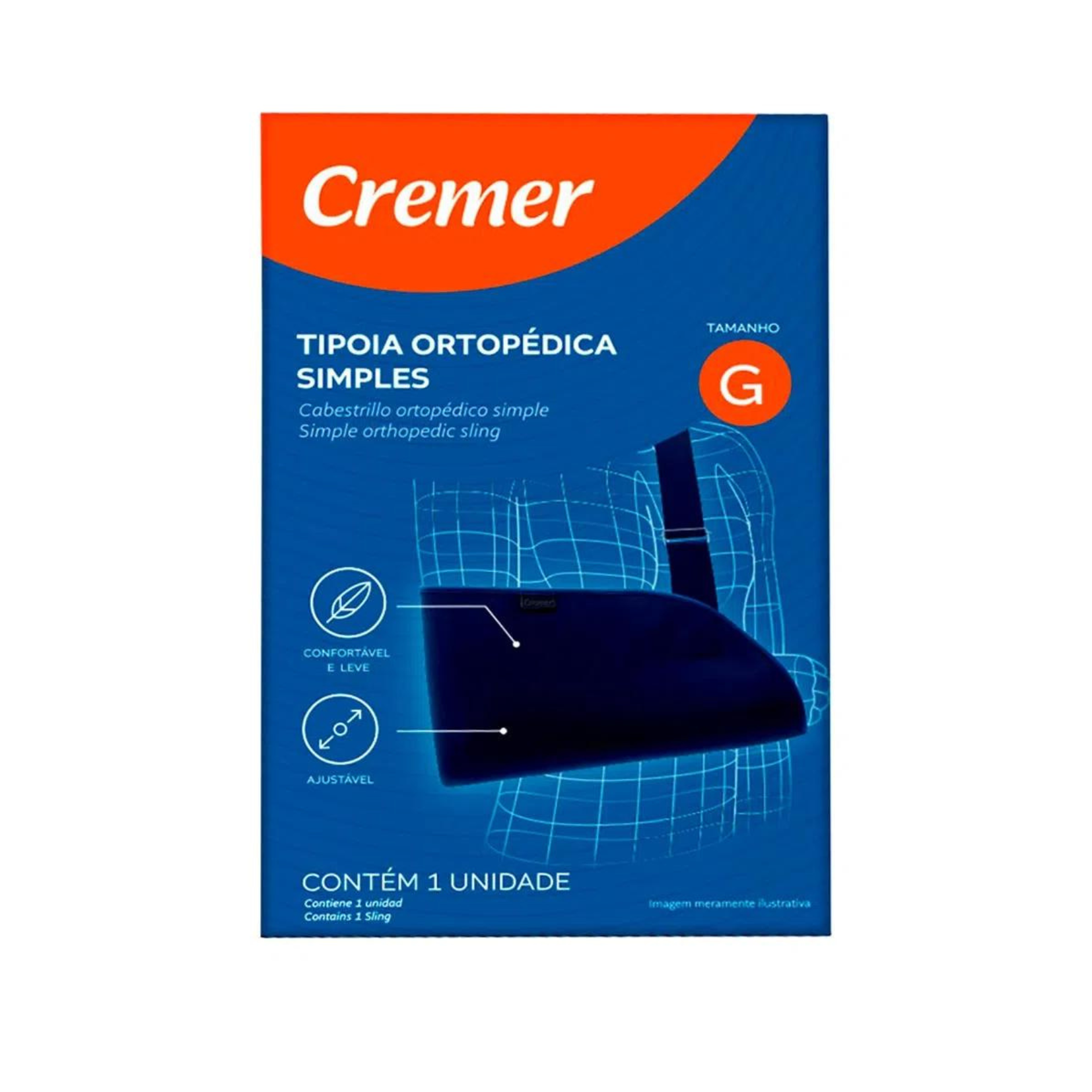 TIPOIA ORTOPEDICA SIMPLES TAM G - CREMER .