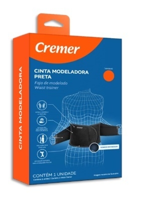 *CINTA MODELADORA TAM M PRETA - CREMER .