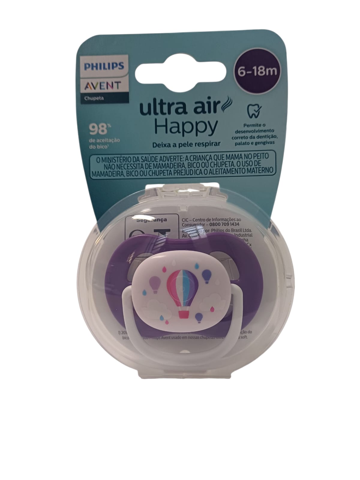 CHUPETA ULTRA AIR DEC 6-18M 1UN BALOES