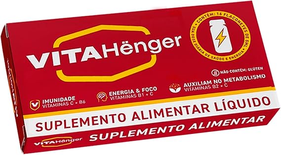 *VITAHENGER SUPL ALIMENTAR 16 FLACONETES 5ML CADA - VITA HENGER