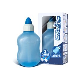 DISPOSITIVO PARA LAVAGEM NASAL AD/INF AZUL 240ML NOSEWASH - AGPMED