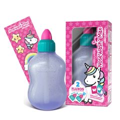 DISPOSITIVO PARA LAVAGEM NASAL UNICORNIO LILAS 240ML NOSEWASH - AGPMED