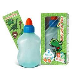 DISPOSITIVO PARA LAVAGEM NASAL DINO VERDE 240ML NOSEWASH - AGPMED