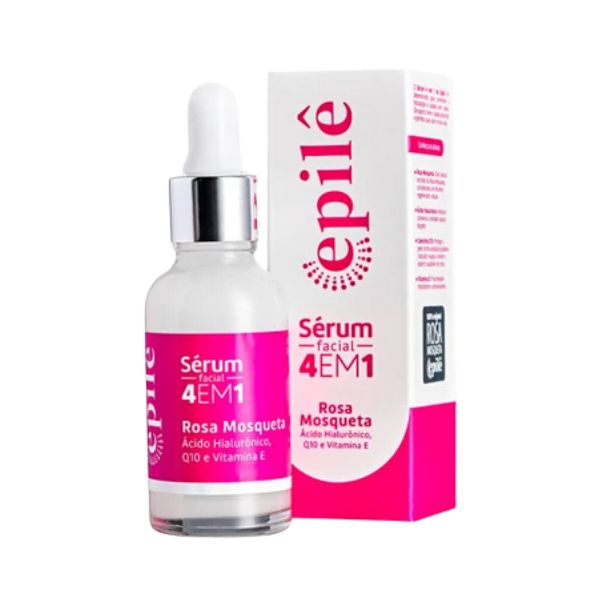 SERUM FACIAL 4 EM 1 EPILE ROSA MOSQUETA 30ML - RUGOL