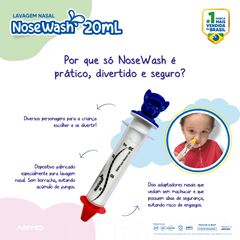 *SERINGA PARA LAVAGEM NASAL 20ML CHASE AZUL PATRULHA CANINA - NOSEWASH AGAPLASTIC