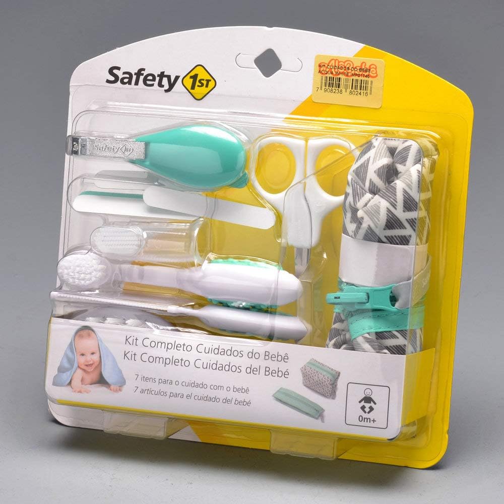 *KIT COMPLETO CUIDADO BEBE 7 ITEN + ESTOJO ACQUA WHITE SAFETY - DOREL