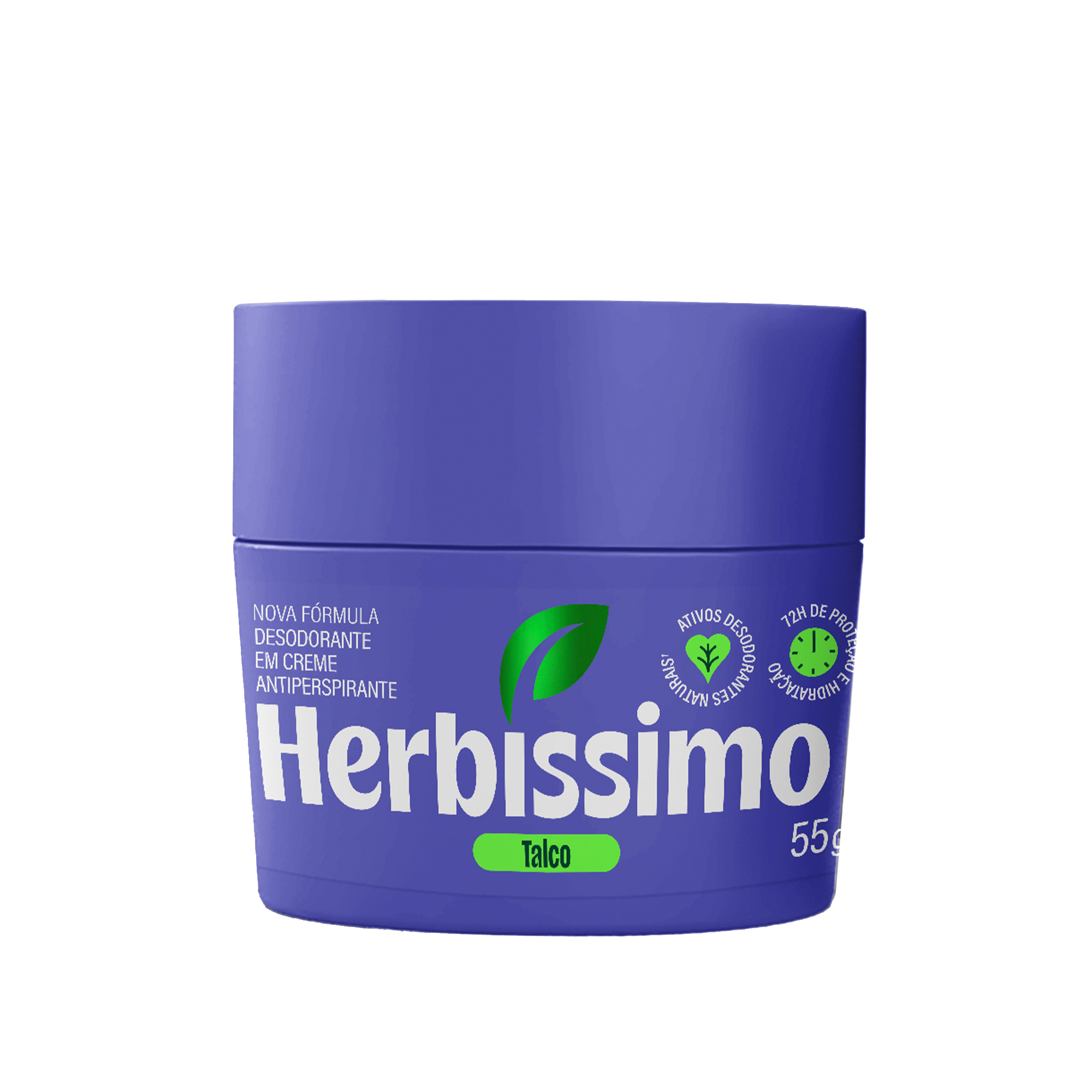 DESODORANTE CREME HERBISSIMO TALCO 55G 48H - DANA