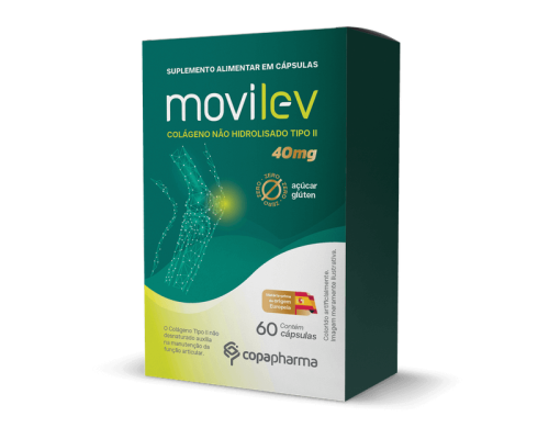 *MOVILEV COLAGENO TIPOII 40MG 60 CAPSULA NAO HIDROLISADO - COPAPHARMA