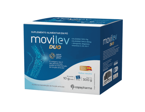 *MOVILEV DUO COLAGENO TIPO I E II +ASSOC SACHES 30 UN SABOR NEUTRO - COPAPHARMA