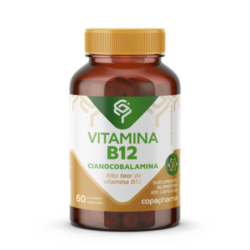 *VITAMINA B12 9,94MCG CIANOCOBALAMINA 60 CAPSULAS - COPAPHARMA