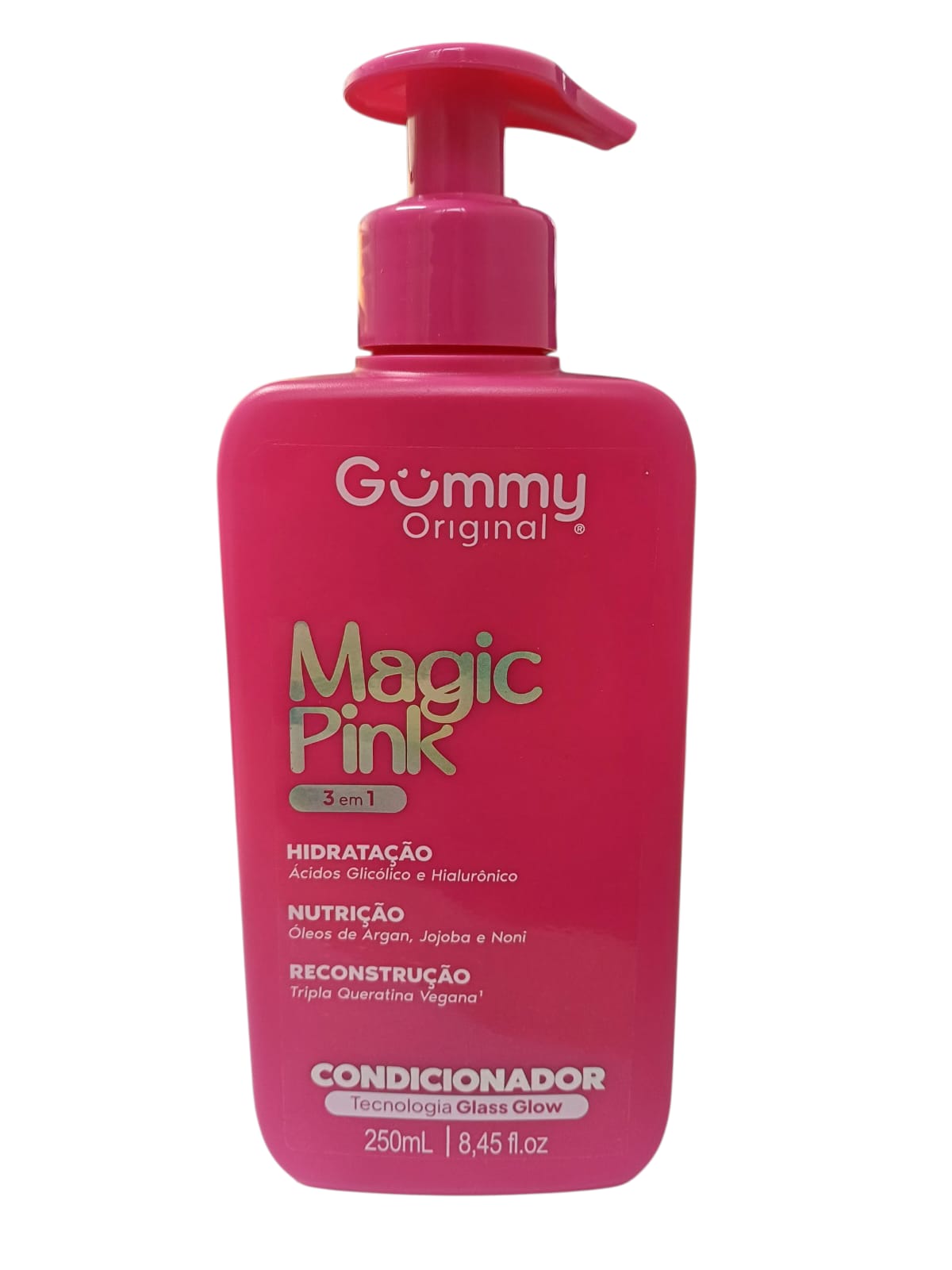 CONDICIONADOR MAGIC PINK 3EM1 250ML HIDRATACAO NUTRICAO RECONSTRUCAO GUMMY-NUTRIN