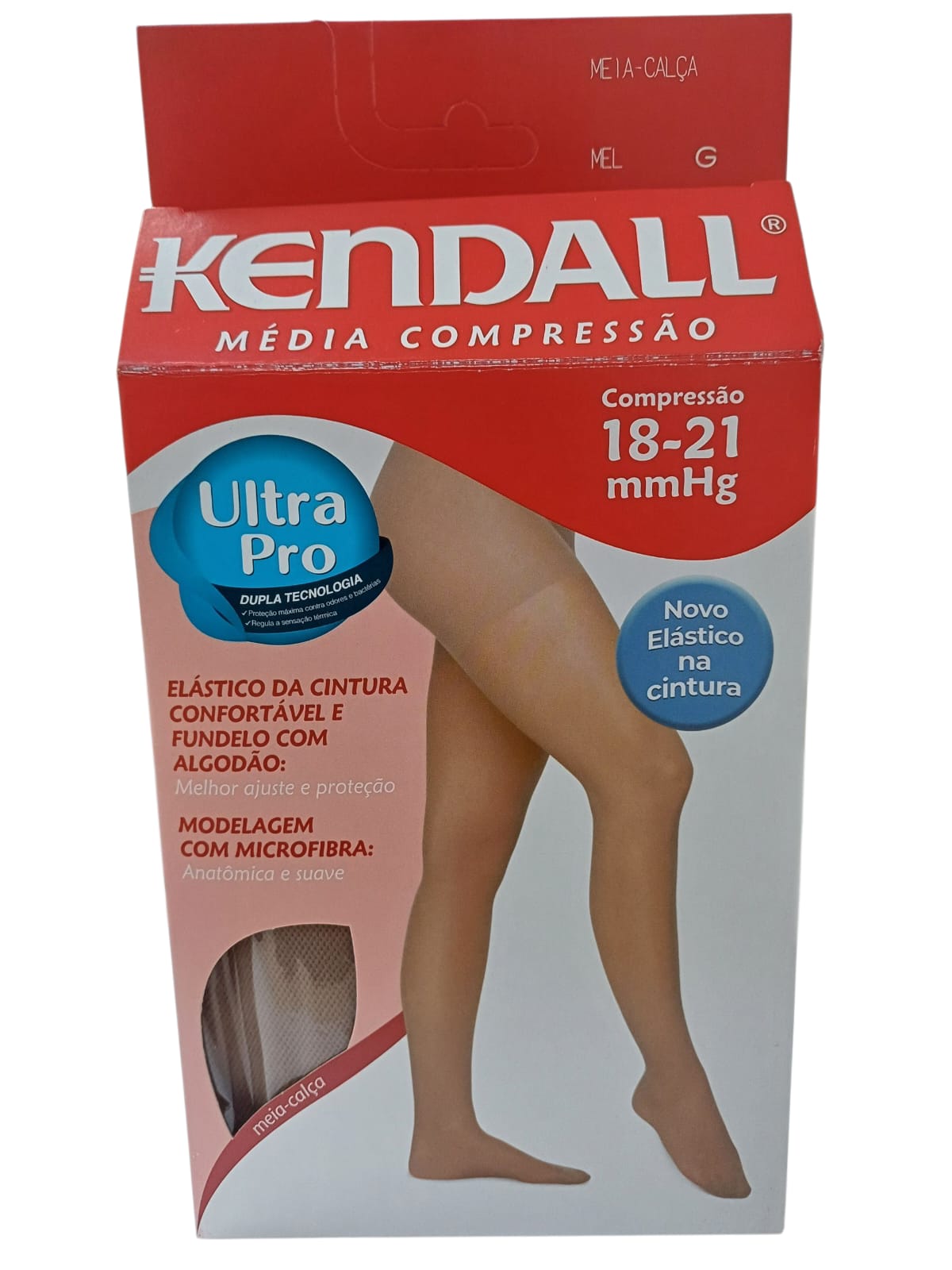 MEIA DE COMPRESSAO MEIA-CALÇA FEMININA COM PONTEIRA MEL TAM G 18-21MMHG - KENDALL