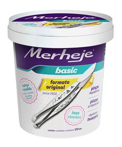 PINÇAS DEPILATORIAS POTE 120 UNIDADES BASIC - MERHEJE