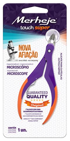 ALICATE PARA CUTICULAS TOUCH SUPER UN VIOLETA - MERHEJE