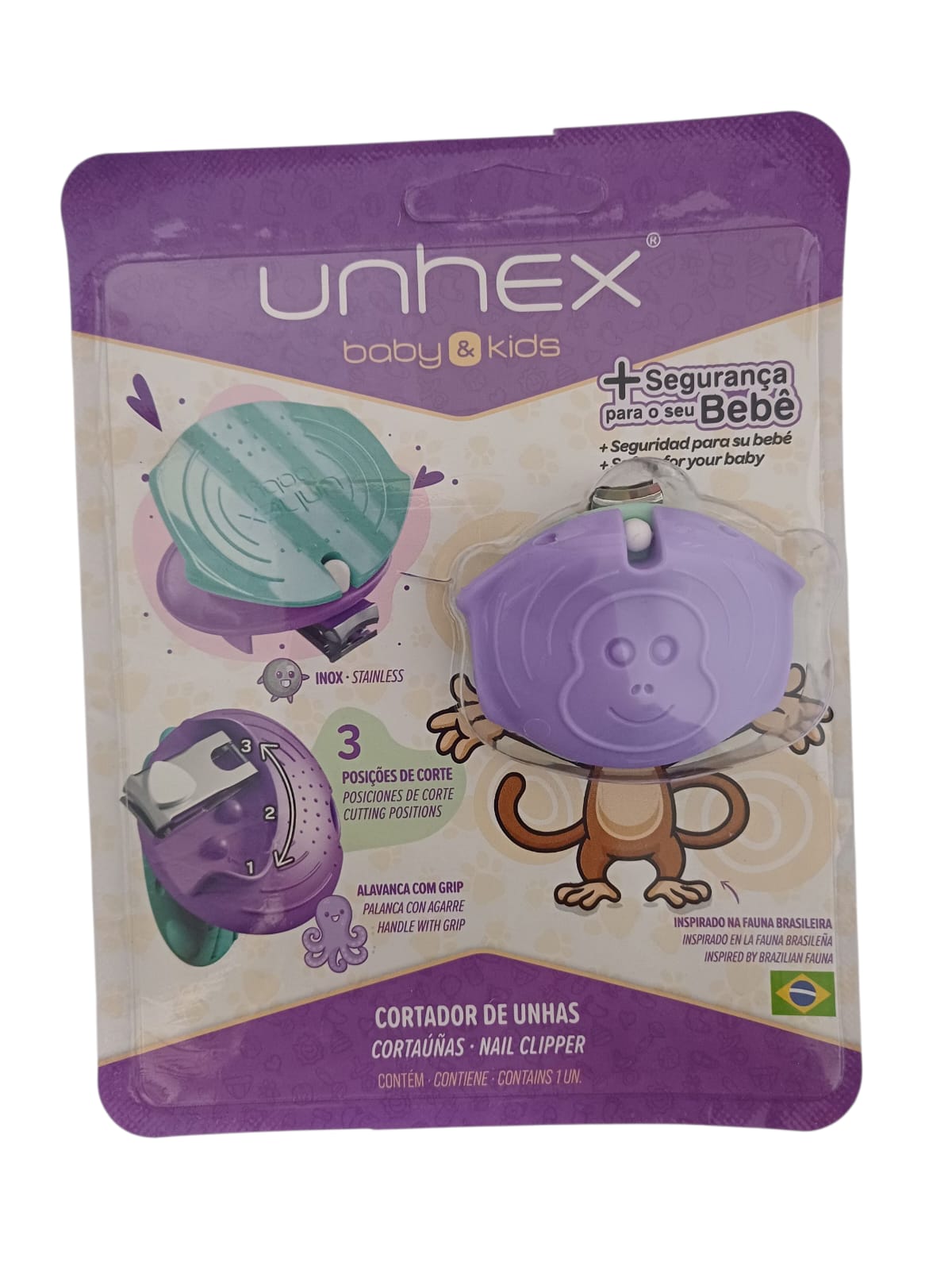 CORTADOR DE UNHAS BABY & KIDS UN - MERHEJE