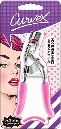 MODELADOR DE CILIOS + REFIL UN CURVEX PINK - MERHEJE