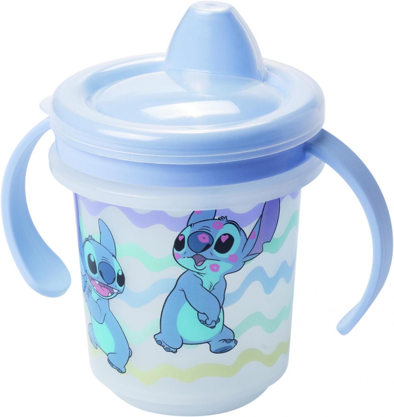 CANECA DE PLASTICO INFANTIL TRIO STITCH 280ML - PLASUTIL