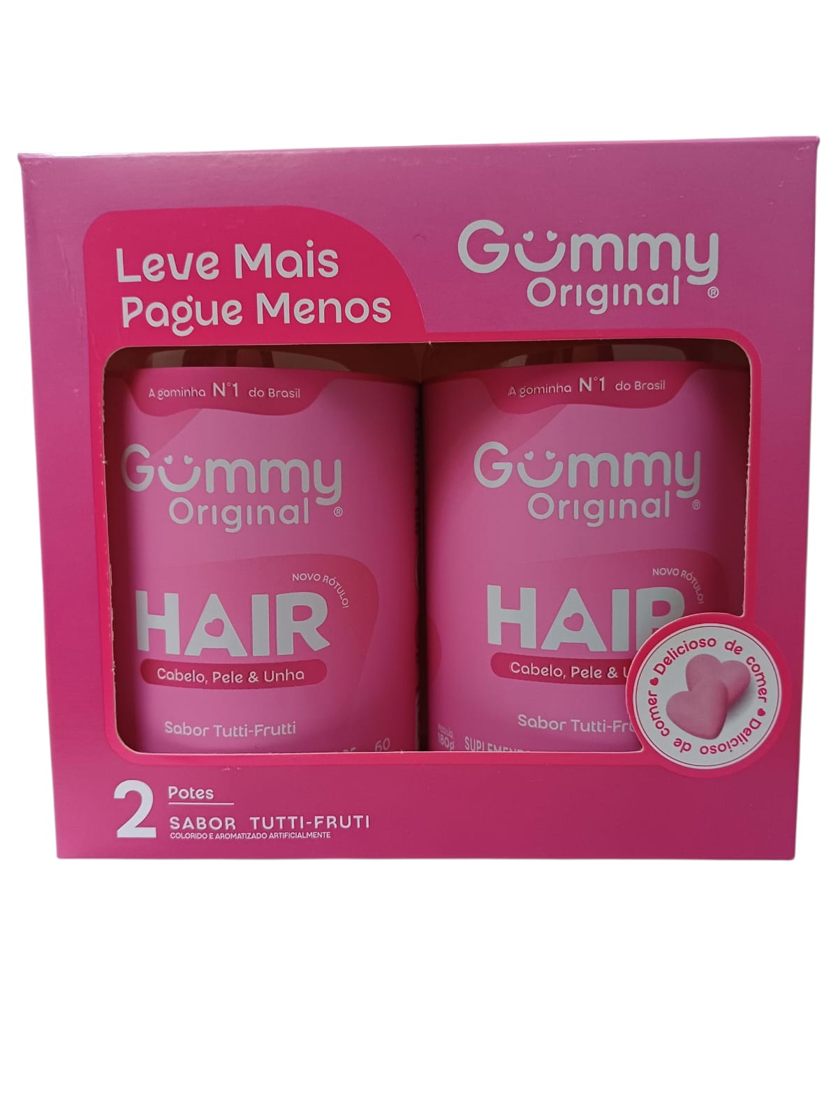 GUMMY COMBO TUTTI-FRUTTI + TUTTI-FRUTTI GOMAS 60UND CADA - NUTRIN GROUP