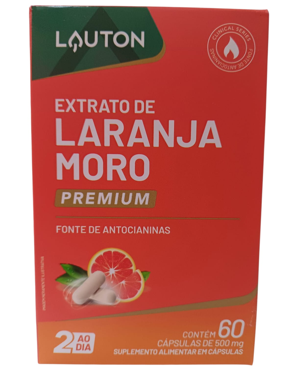 LARANJA MORO EXTRATO PREMIUM  165MG 60 CAPSULAS - LAUTON
