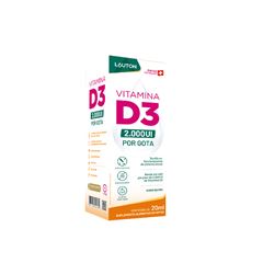 VITAMINA D3 2000UI PURA GOTAS 20ML SABOR NEUTRO - LAUTON