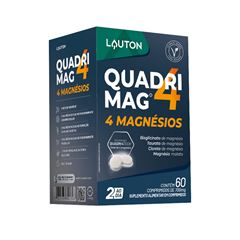 QUADRIMAG 4 BISGLICINATO, TAURATO, CLORETO, MALATO 60 COMPRIMIDOS - LAUTON