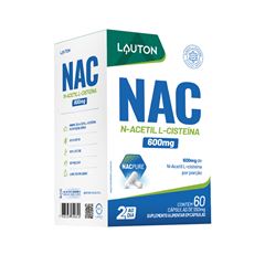 NAC N-ACETIL L-CISTEINA 600MG 60 CAPSULA - LAUTON