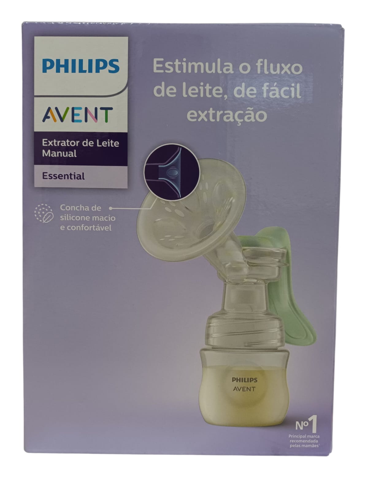 EXTRATOR DE LEITE MANUAL ESSENTIAL TRANSPARENTE SCF417/11 - AVENT