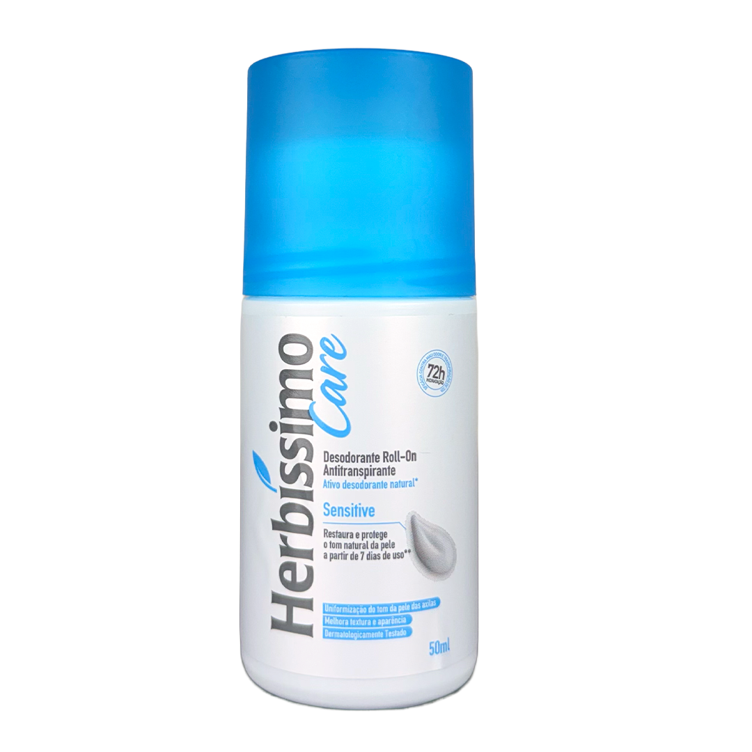 DESODORANTE ROLLON HERBISSIMO SENSITIVE CARE 72H 50ML - DANA