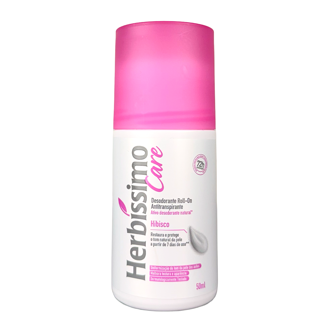 DESODORANTE ROLLON HERBISSIMO HIBISCO CARE 72H 50ML - DANA
