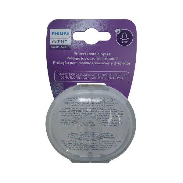 PROTETOR DE MAMILO PEQUENO 15MM 2UN SCF153/01 - AVENT