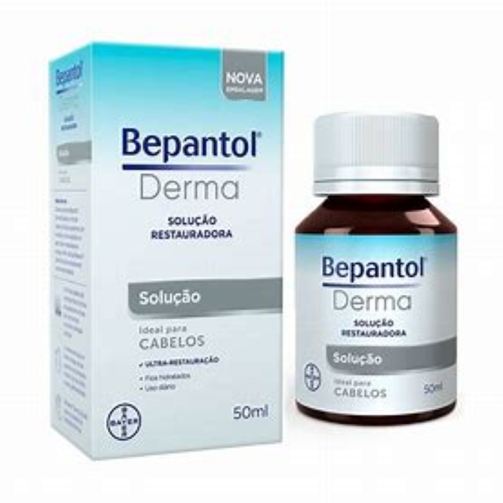 BEPANTOL DERMA SOLUCAO RESTAURADORA 50ML PARA CABELOS - BAYER