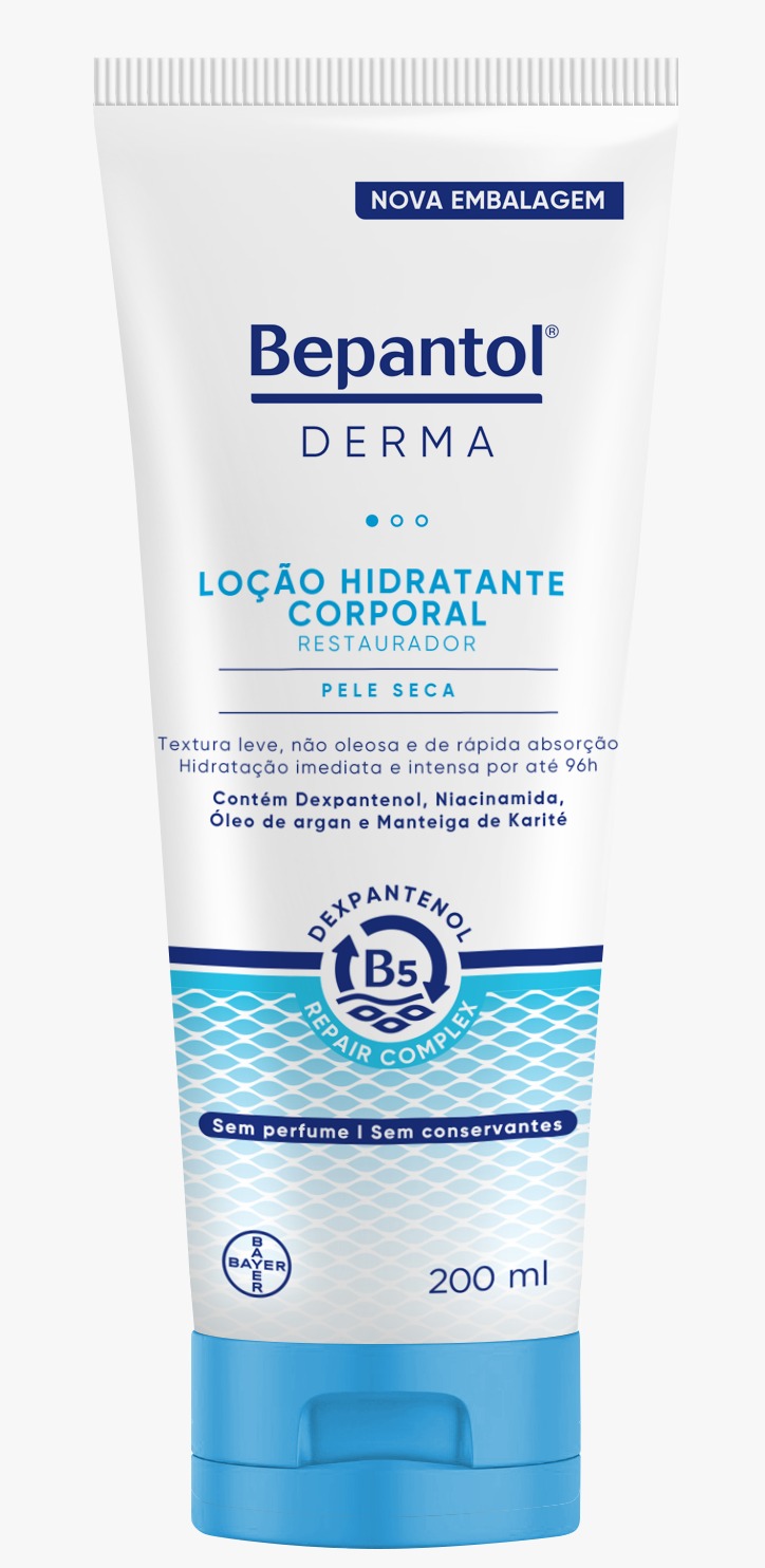 BEPANTOL DERMA LOCAO HIDRATANTE 200ML CORPORAL PELE SECA SEM PERFUME - BAYER