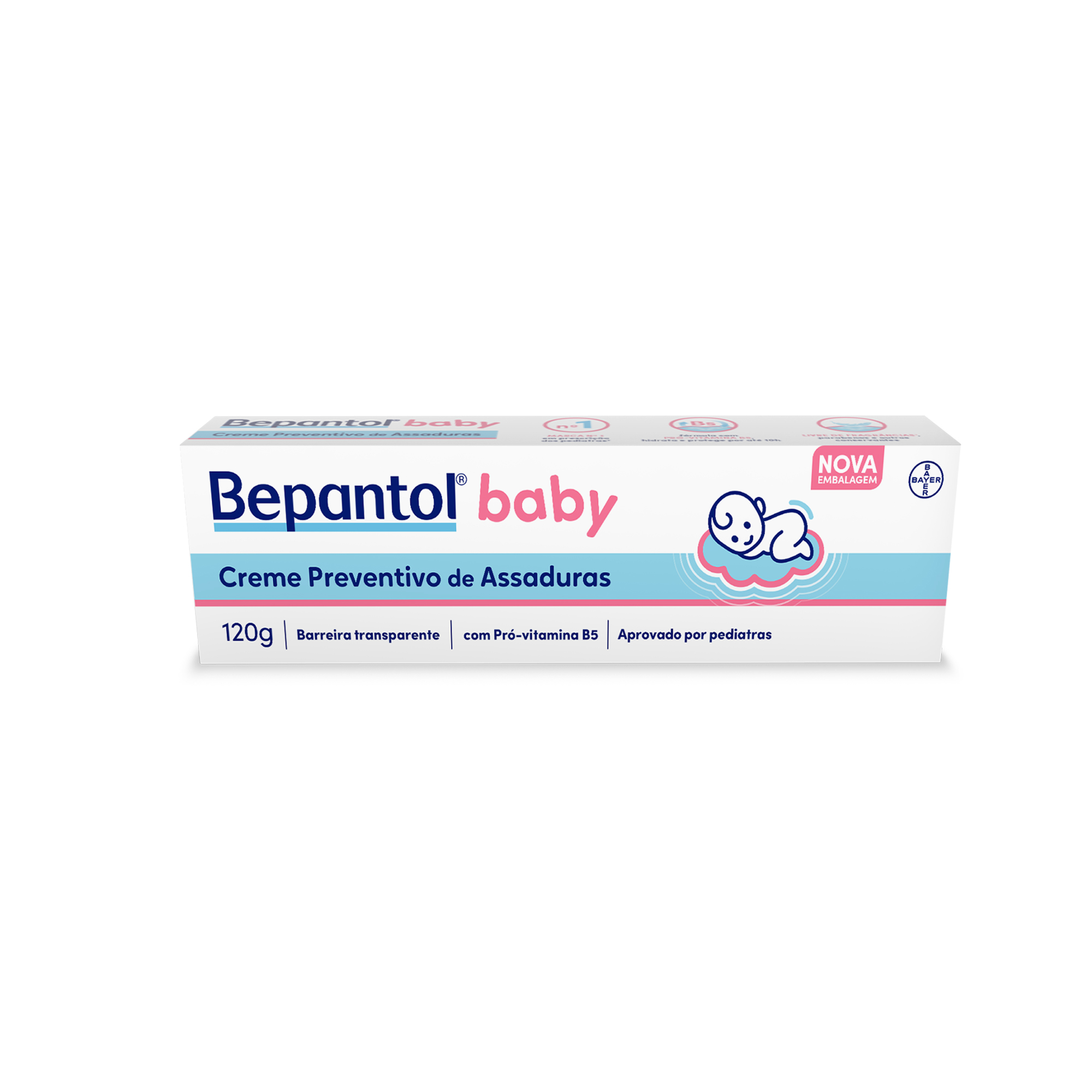BEPANTOL BABY CREME PREVENTIVO 120G PARA ASSADURAS COM PRO-VIT B5 - BAYER
