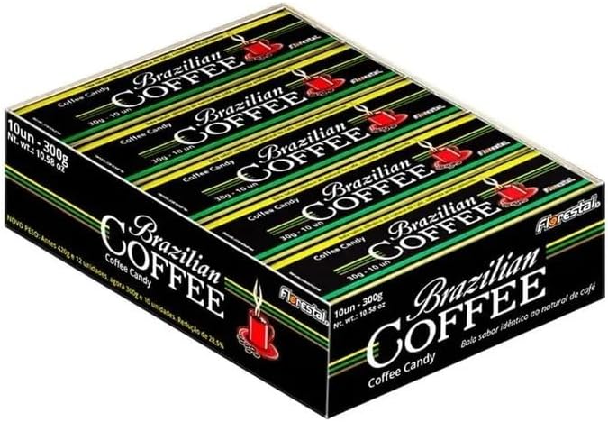 BALAS DURAS BRAZILIAN COFFEE 300G - FLORESTAL