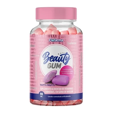 BEAUTY GUM GOMA DE MASCAR 90UN SABOR TUTTI FRUTTI - FLORESTAL