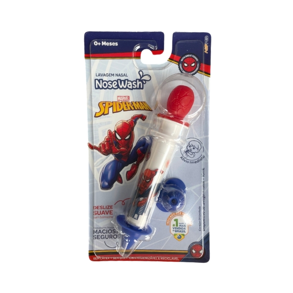 SERINGA PARA LAVAGEM NASAL HOMEM ARANHA NOSEWASH 10ML - AGPMED