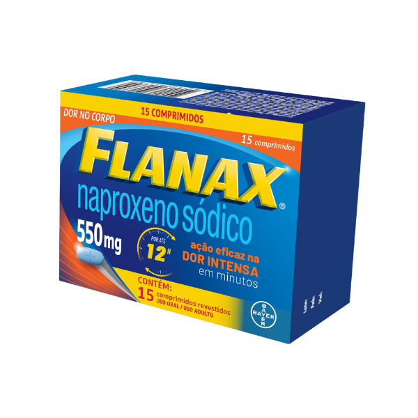 FLANAX NAPROXENO 550MG 15 COMPRIMIDOS - BAYER