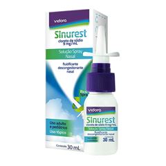 SINUREST 9MG SPRAY NASAL 30ML - VIDORA .