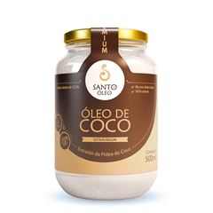 OLEO DE COCO EXTRA VIRGEM POTE 500ML POLPA - SANTO OLEO