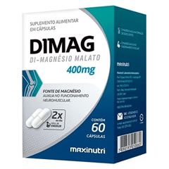 DIMAG DI-MAGNESIO 400MG 60 CAPSULAS - MAXINUTRI